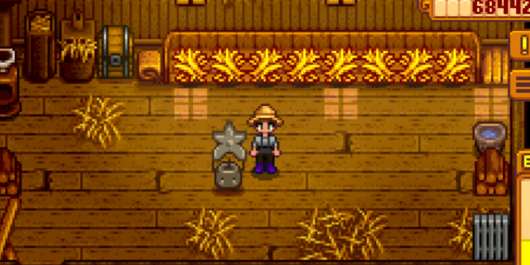 I hid something behind the community center