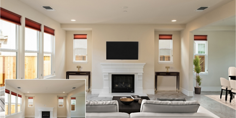 Virtual staging