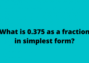 What is 0.375 as a fraction in simplest form?