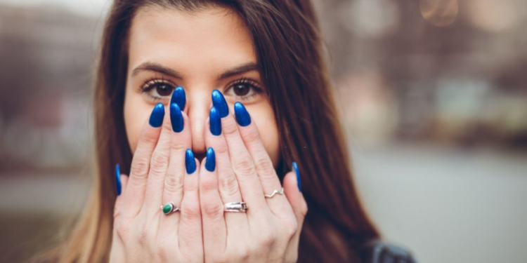 Blue Nails